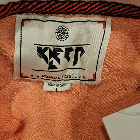 Men's KLEEP Standard Issue Large Pastel Pullover Sweater Large Pink Blue KF-6320 - Picture 3 of 7